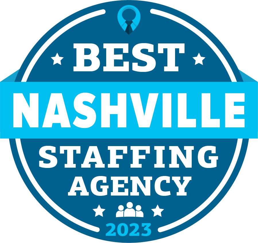 Best Nashville Staffing Agency Badge 2023