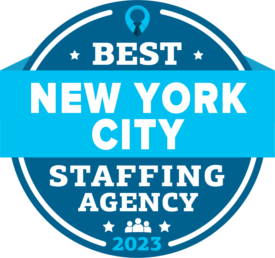 Best New York City Staffing Agency Badge 2023