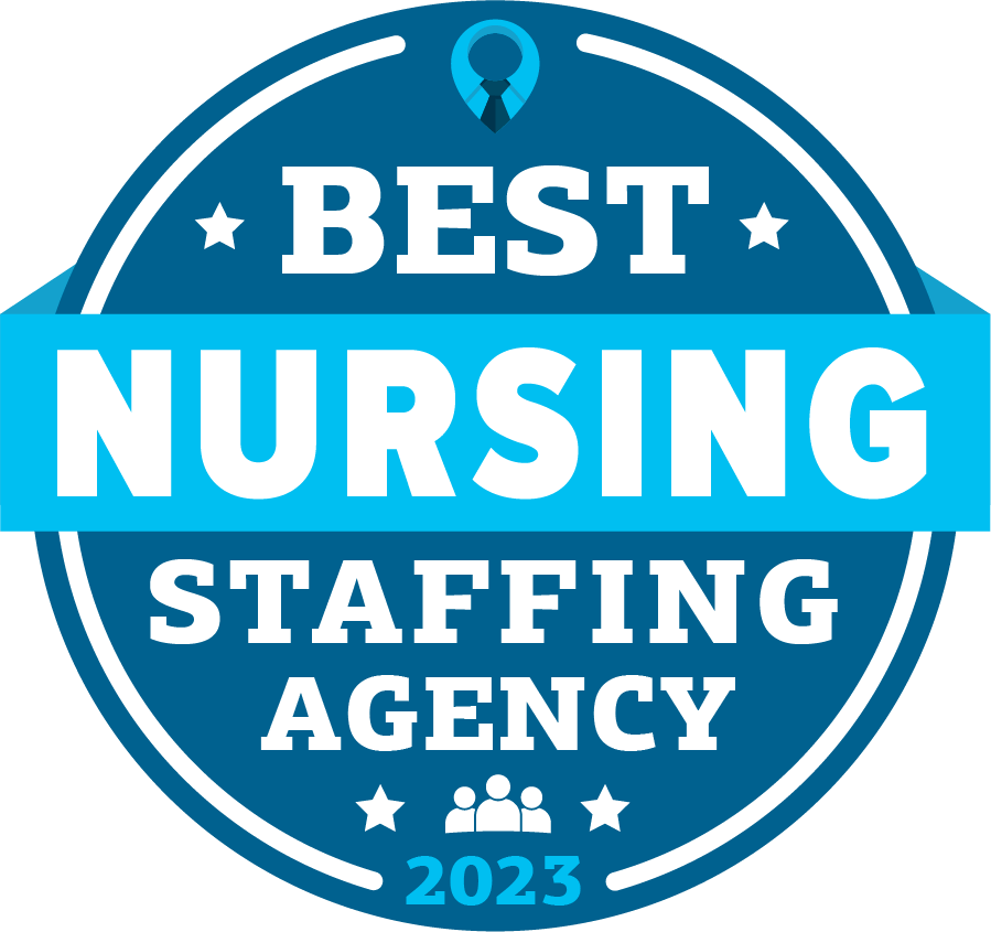 Best Nursing Staffing Agency Badge 2023