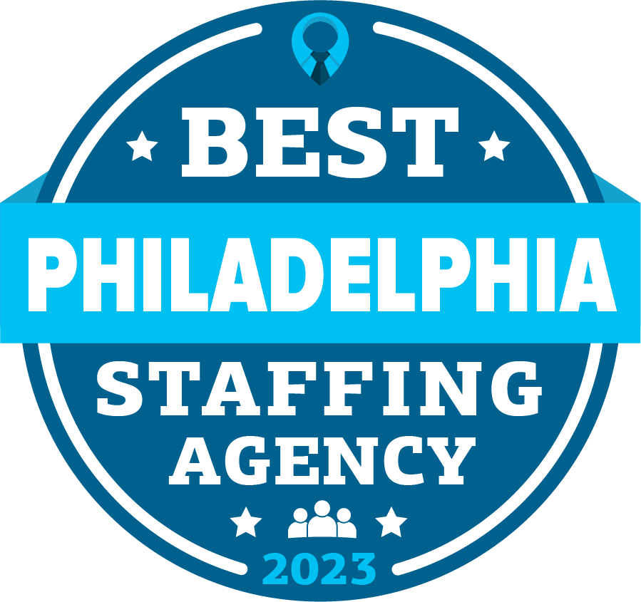 Best Philadelphia Staffing Agency Badge 2023