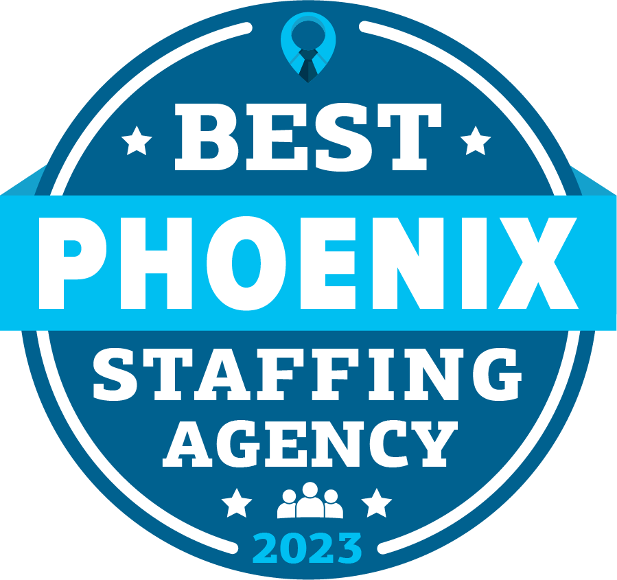 Best Phoenix Staffing Agency Badge 2023