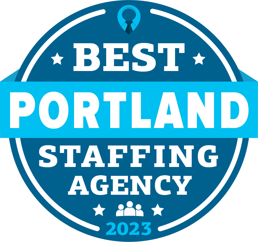 Best Portland Staffing Agency Badge 2023