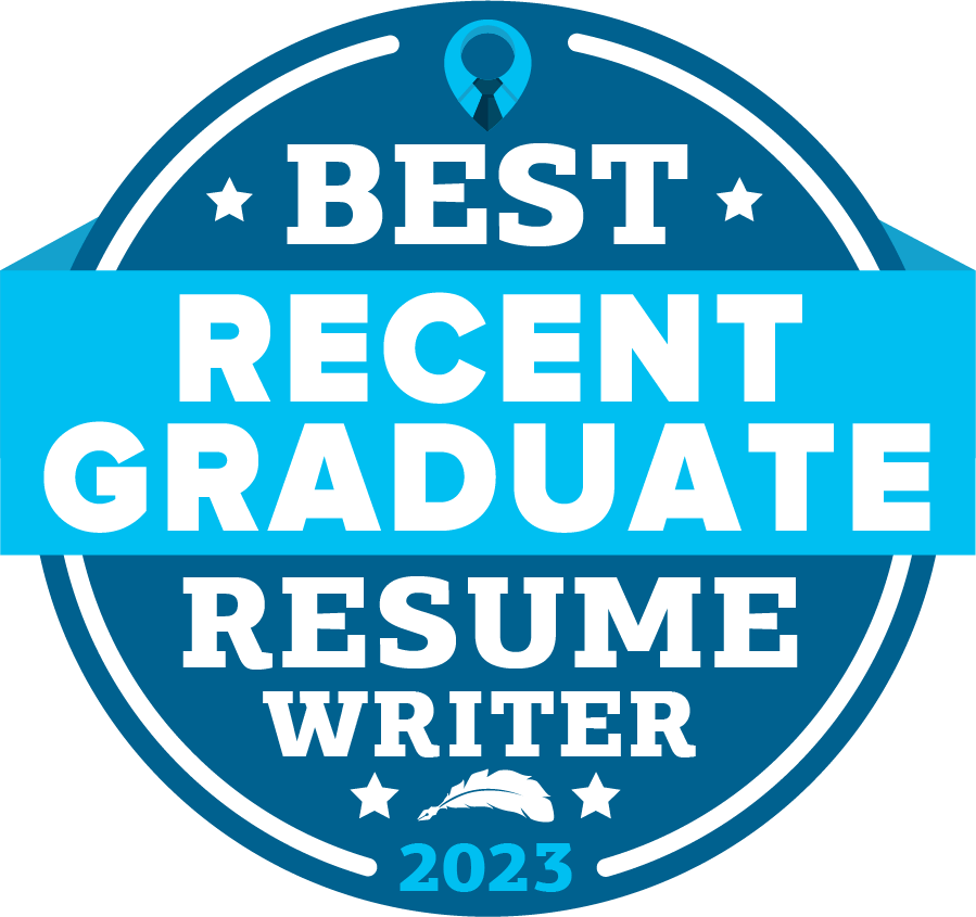 Best Recent Graduate Resume Writer Badge 2023