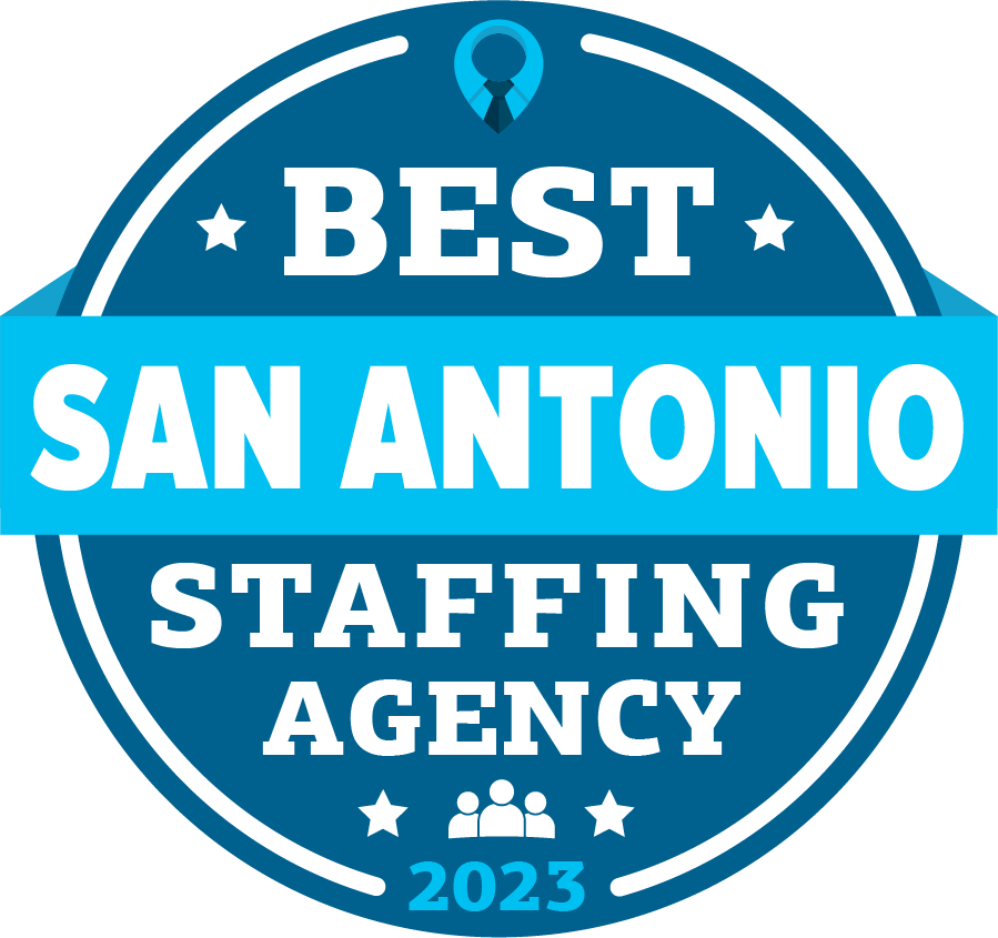 Best San Antonio Staffing Agency Badge 2023