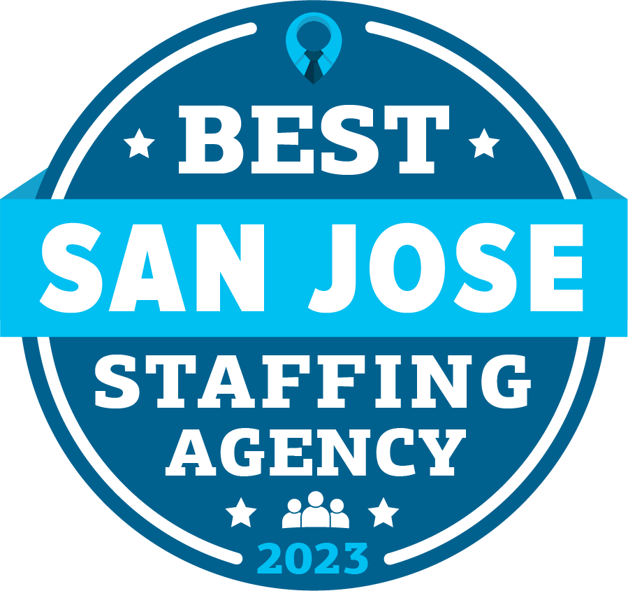 Best San Jose Staffing Agency Badge 2023