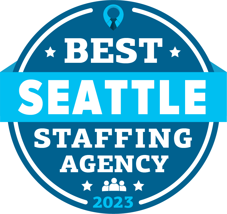 Best Seattle Staffing Agency Badge 2023