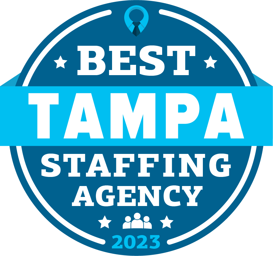 Best Tampa Staffing Agency Badge 2023
