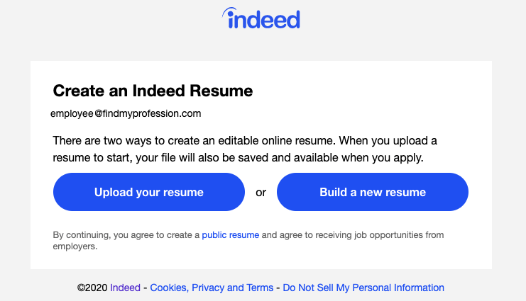 how to make the best indeed resume