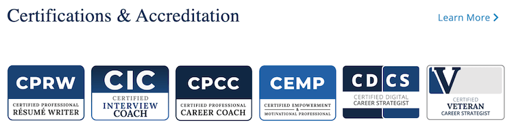 PARWCC Certifications