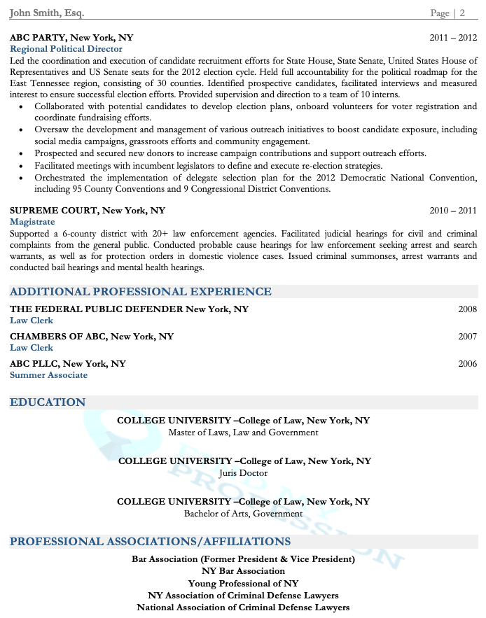 Resume Sample