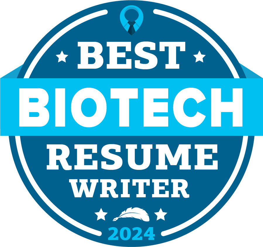 Best Biotech Resume Writer Badge 2024