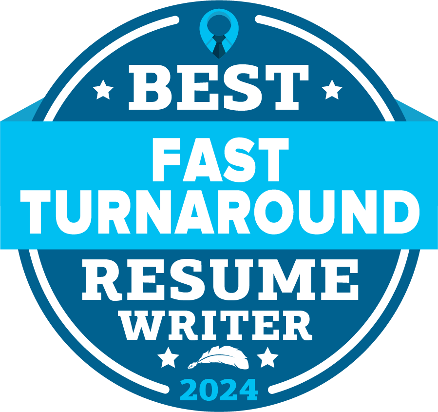 Best Fast Turnaround Resume Writer Badge 2024