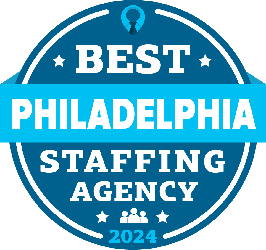 Best Philadelphia Staffing Agency Badge 2024