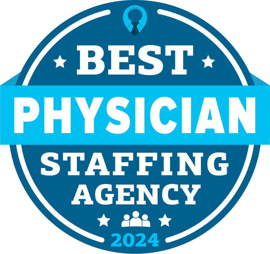 Best Physician Staffing Agency Badge 2024