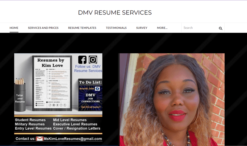 DMV Resume Services