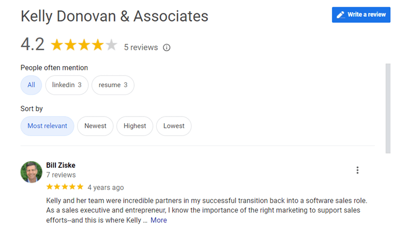 Google review_Kelly Donovan